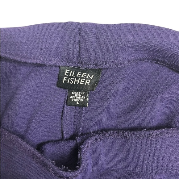 Eileen Fisher Purple Wool Blend Cardigan and Pants Set Top Sz M Pants Sz L - Picture 8 of 12